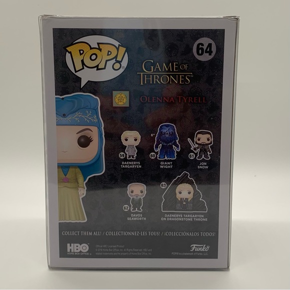 Funko Pop! Game Of Thrones Olenna Tyrell #64 2018 Summer Con Exclusive Vaulted - Picture 5 of 8